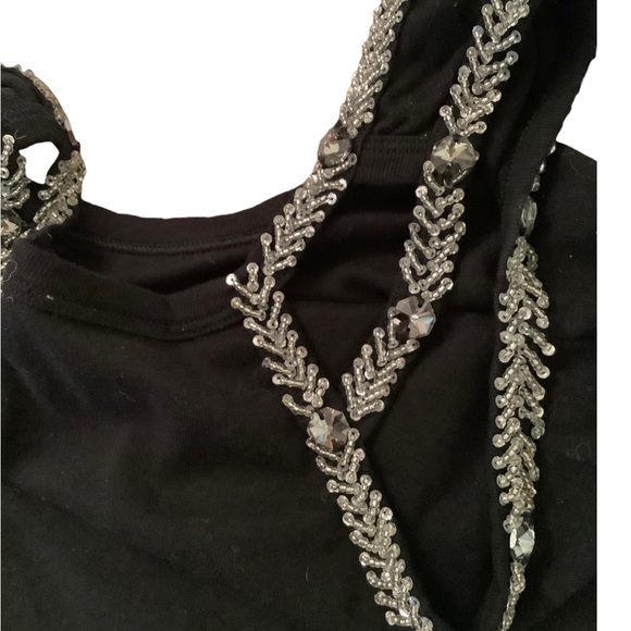 CASUAL LIVING VINTAGE TANK TOP WITH BEADED NECKLINE AND BACK. SIZE MEDIUM - Picture 7 of 16